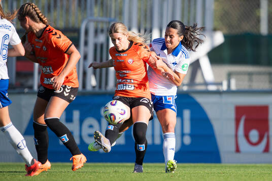 Kristianstads DFFs Tilda Persson och IFK Norrköping FKs