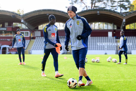 Lukas Björklund of the Swedish under-21 national football
