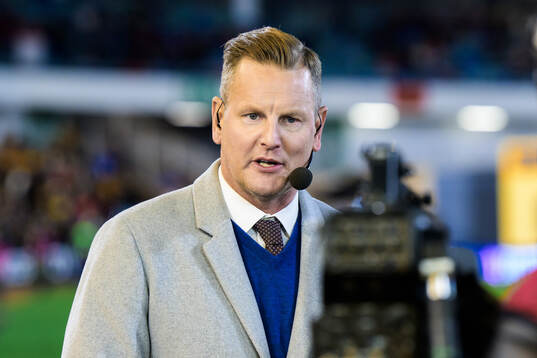 Niklas Jihde in the Viaplay’s studio