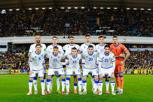 The starting eleven of Kosovo
