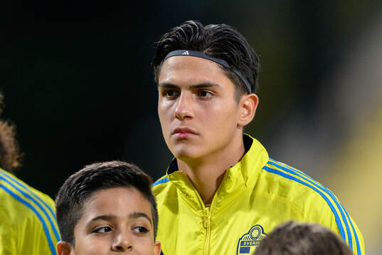 Matteo Perez Vinlöf of Sweden at lineup