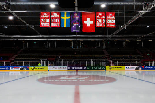 General view of the arena Frölundaborg