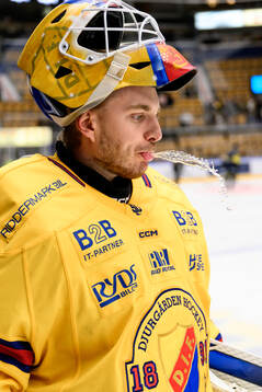 Djurgårdens målvakt Hugo Hävelid