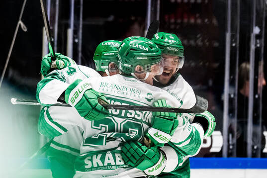 Rögles Calvin De Haan, Anton Bengtsson och Dennis Everberg