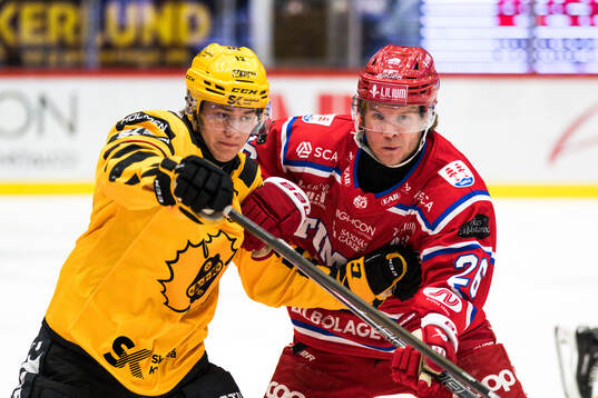 Skellefteås Valter Lindberg och Timrås Anton Heikkinen
