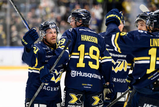 HV71s Mattias Tedenby jublar