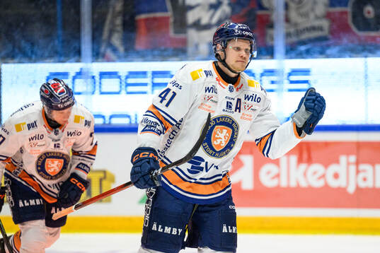 Växjös Ludvig Nilsson jublar