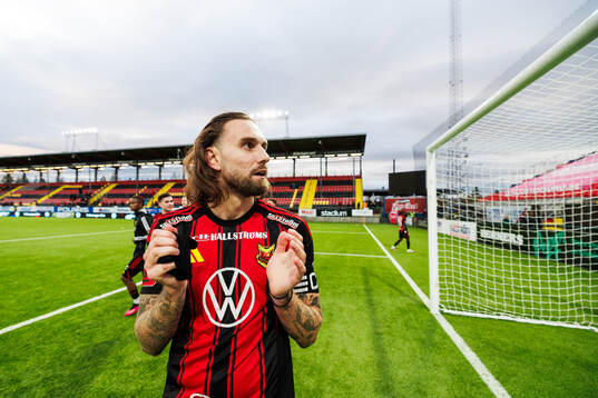 Östersunds Ali Suljic jublar