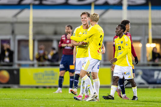 Falkenbergs Tim Stålheden jublar