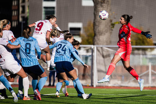 Malmö FFs Miljana Ivanovic gör 1-2 bakom Djurgårdens