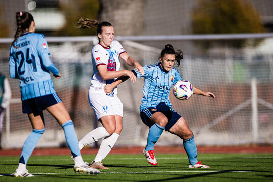 Malmö FFs Sara Kanutte Sørensen Fornes och Djurgårdens