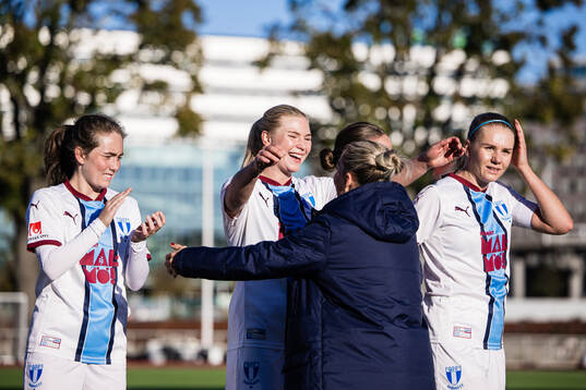 Malmö FFs Matilda Kristell, Ellen Löfqvist, Mia Persson
