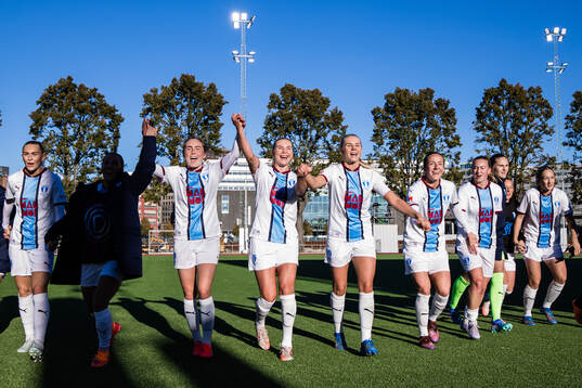 Malmö FFs Matilda Kristell, Ellen Löfqvist och Nellie