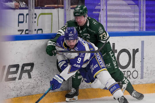 Leksands Gabriel Fortier och Färjestads Adam Ollas Mattsson