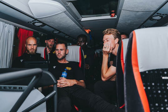 På denna handoutbild bild från Mjällby syns Mjällbys