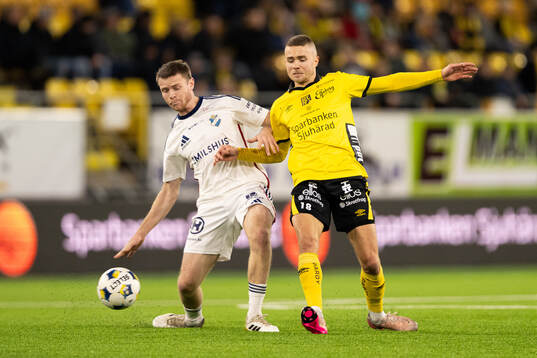 Östers Daniel Ljung och Elfsborgs Julius Magnusson