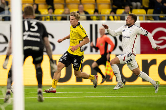 Elfsborgs Gottfrid Rapp och Östers Ivan Kricak