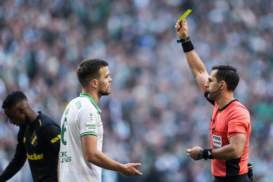 Hammarbys Pavle Vagic varnas av domare Granit Maqedonci