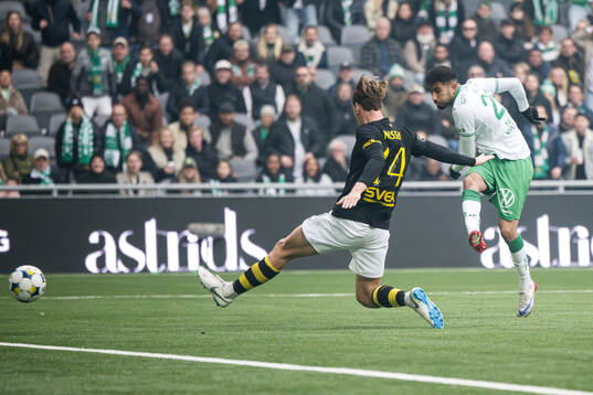 Hammarbys Montader Madjed gör 2-0 förbi AIKs Fredrik