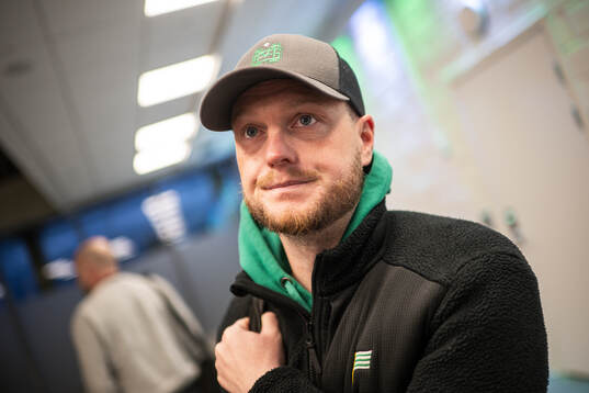 Hammarbys tränare Kim Hellberg i mixed