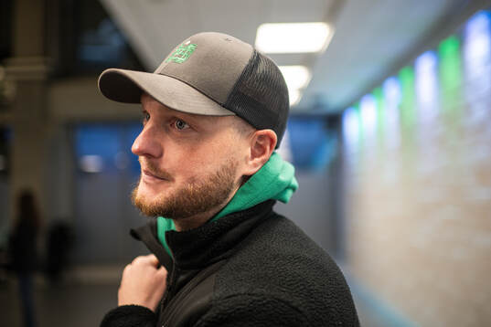 Hammarbys tränare Kim Hellberg i mixed