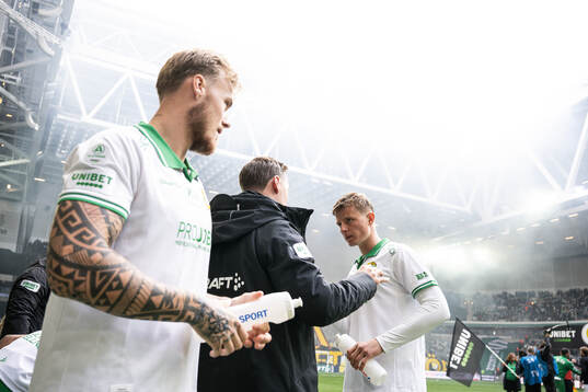 Hammarbys Victor Eriksson och Frederik Winther