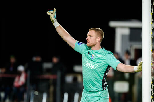 Halmstads målvakt Tim Erlandsson