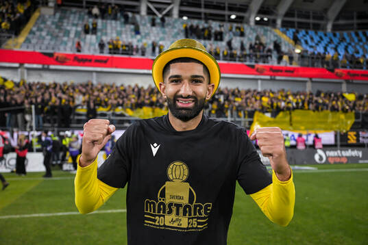 Mjällbys Abdullah Iqbal jublar