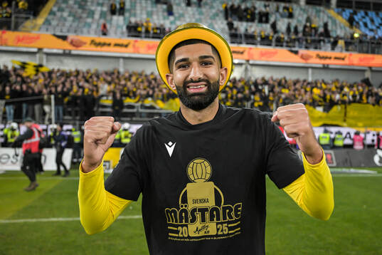 Mjällbys Abdullah Iqbal jublar