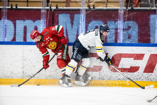 Moras Marcus Karlström och Södertäljes Patrik Zackrisson