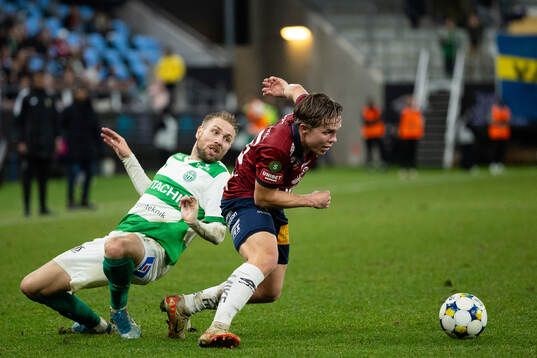 Västerås Jonathan Ring och Örgrytes Isak Dahlqvist