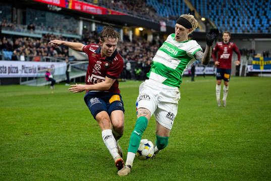 Örgrytes Isak Dahlqvist och Västerås Tim Hartzell