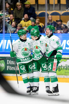 Rögles Leon Bristedt, Karson Kuhlman och Mark Friedman