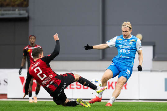Östersunds Christian Enemark och Oddevolds Linus Tornblad
