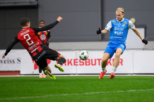 Östersunds Christian Enemark och Oddevolds Linus Tornblad