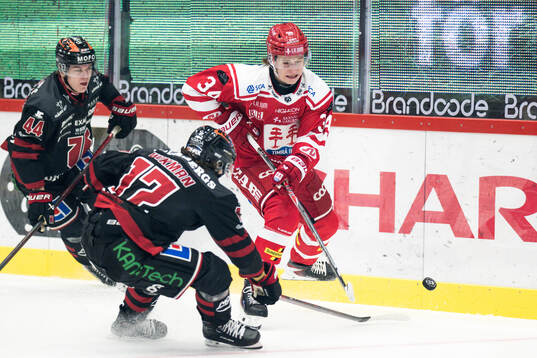 Timrås Alfons Freij och Örebros Melvin Fernström