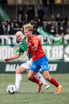Brages Gustav Berggren och Helsingborgs Alvin Nordin