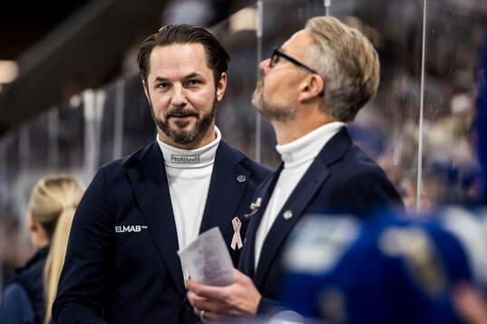 Leksands assisterande tränare Niklas Persson och tränare