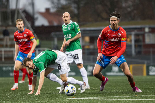 Brages Gustav Berggren och Helsingborgs Wilhelm Loeper