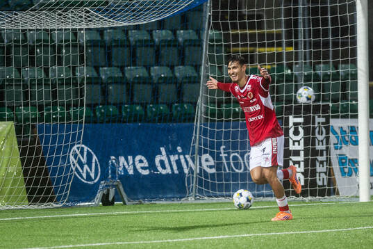 Kalmars Camil Jebara jublar