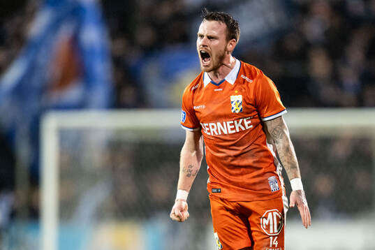 IFK Göteborgs Tobias Heintz jublar