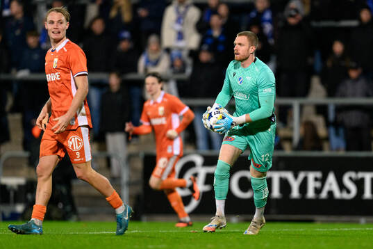 Halmstads målvakt Tim Erlandsson