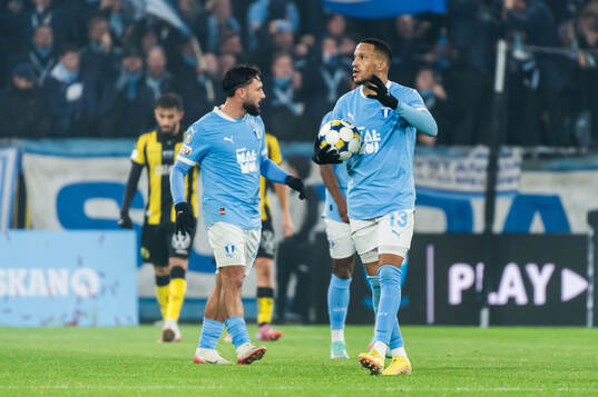 Malmö FFs Martin Olsson jublar