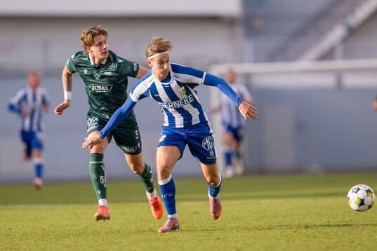 Halmstads Gabriel Wallentin och IFK Göteborgs Linus