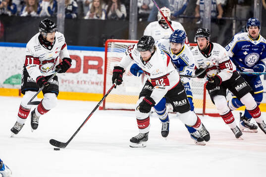 Malmö Redhawks Sebastian Wännström och Robin Salo och