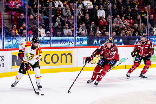 Brynäs Johan Larsson och Örebros Linus Arnesson och
