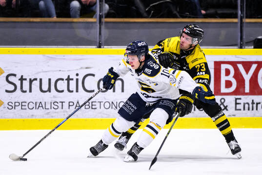 Södertäljes Felix Öhrqvist och Västerås Anton Gradin