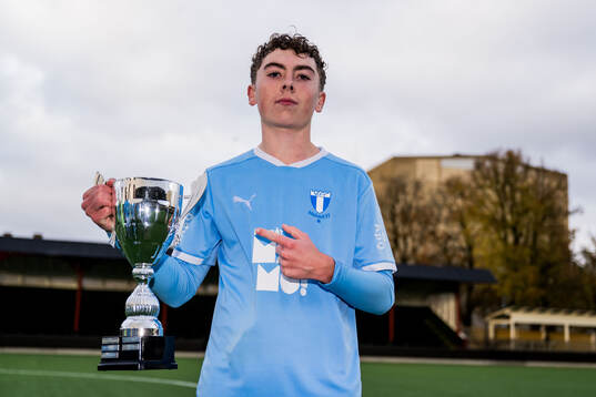 Malmö FFs Colin Stark jublar