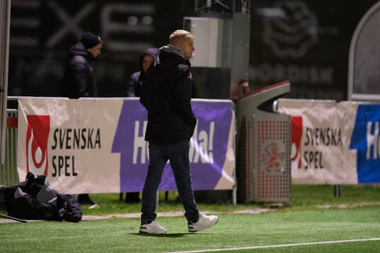 Häckens tränare Mikael Olausson