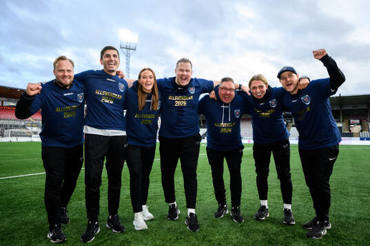 Eskilstuna Uniteds fysioterapeut Molly Gustafsson,